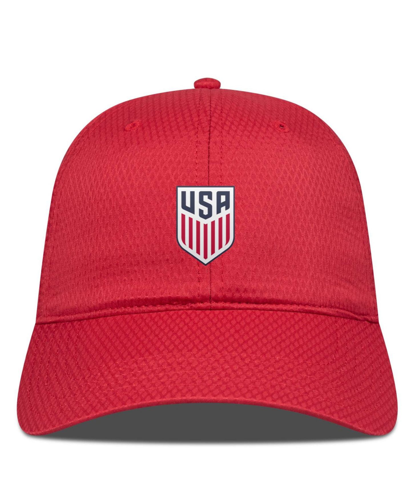Мужская кепка LevelWear Red Usmnt Matrix Patch Adjustable Hat — фото 4