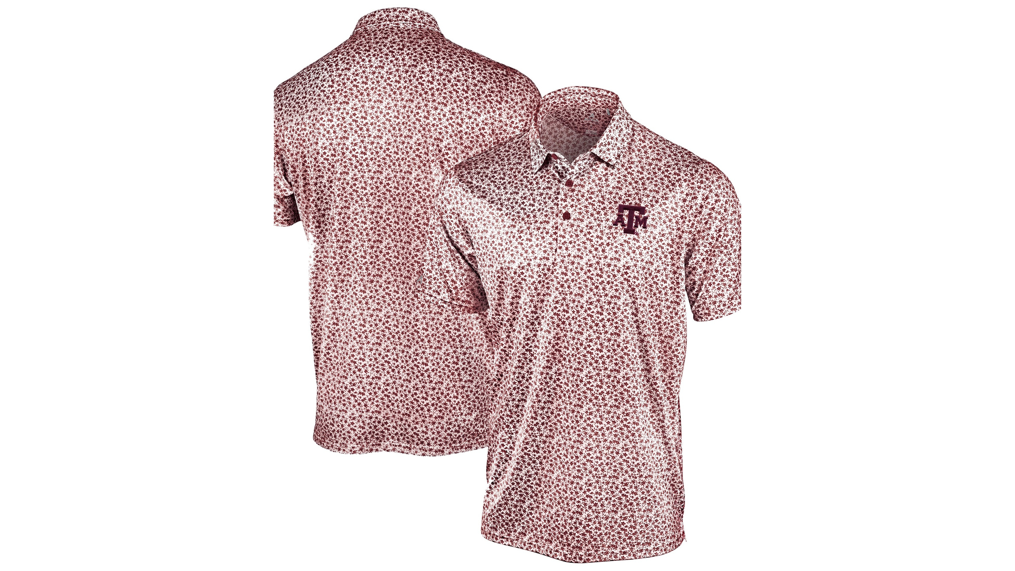 Antigua Men's Maroon Texas A M Aggies Flourish Polo Shirt