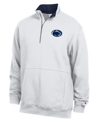 Men's White Penn State Nittany Lions Fleece Quarter-Zip Pullover