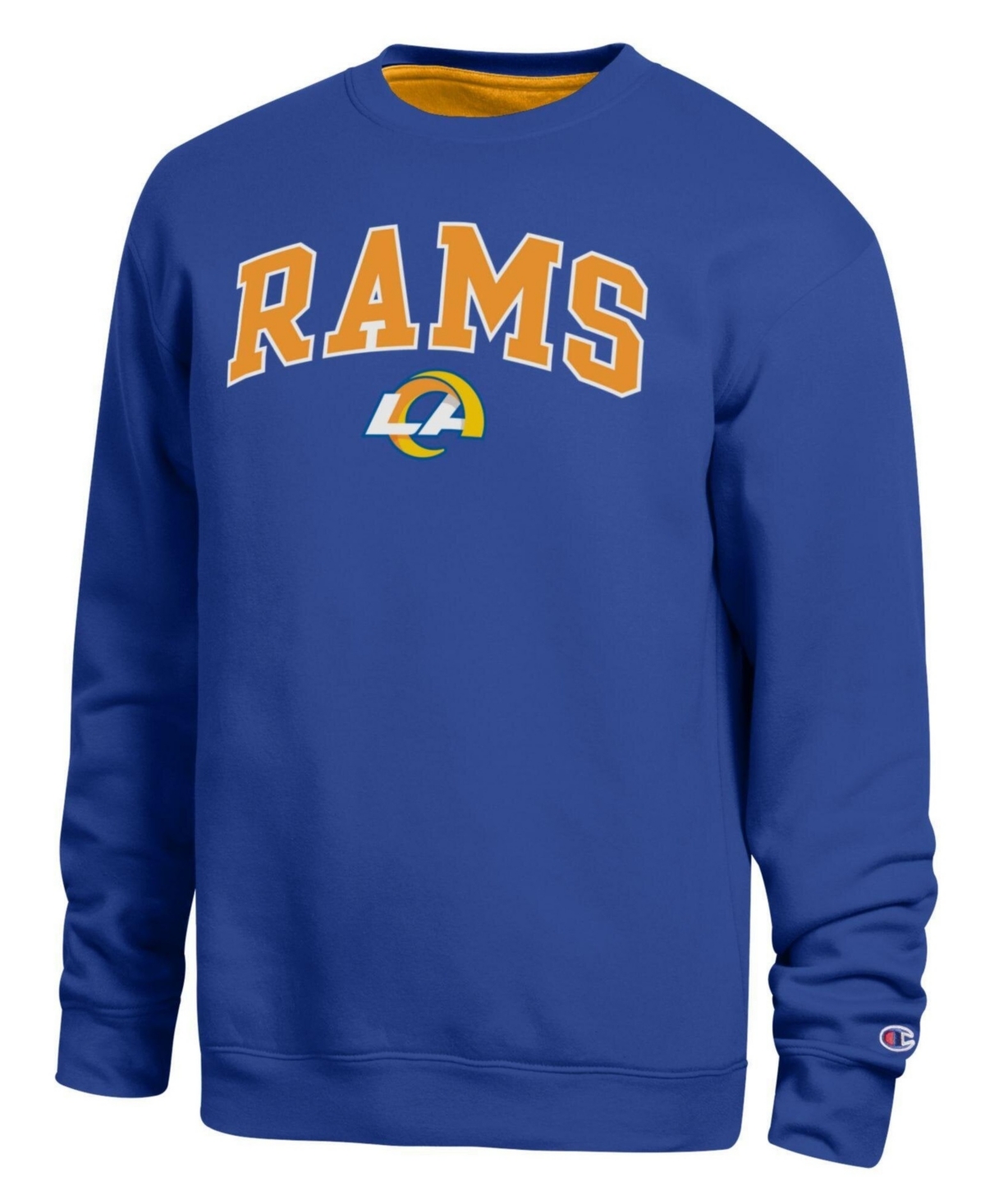 Champion Men's Royal Los Angeles Rams Contrast Lined Sweatshirt - Royal