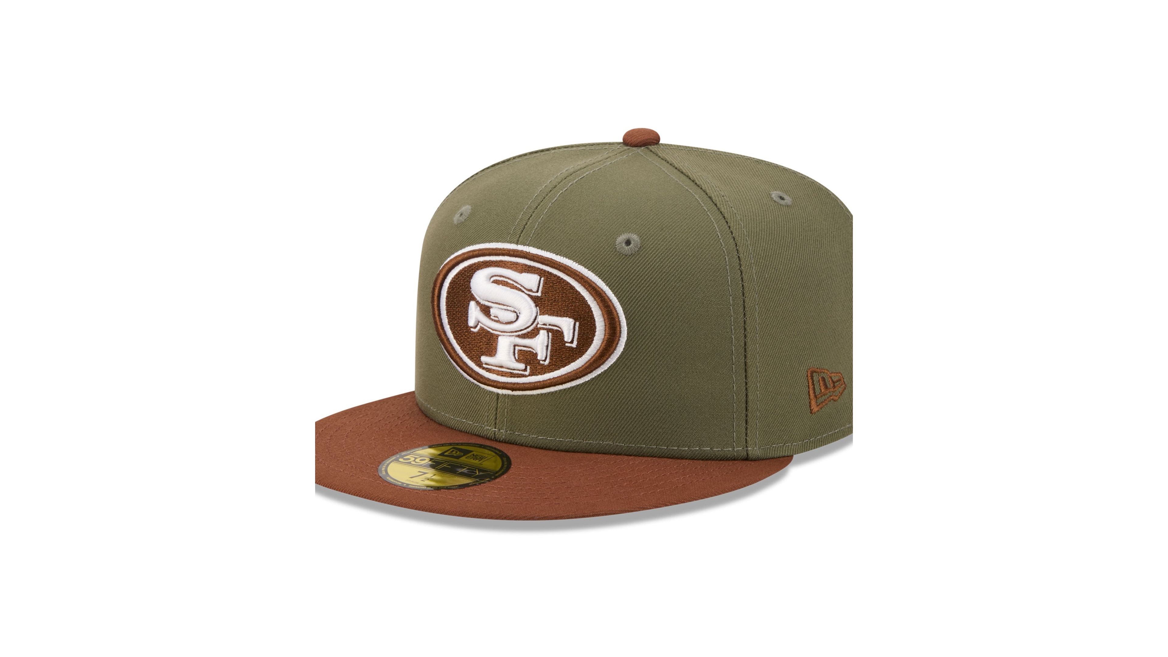 New Era Men's Olive/Brown San Francisco 49ers Color Pack 59FIFTY Fitted Hat