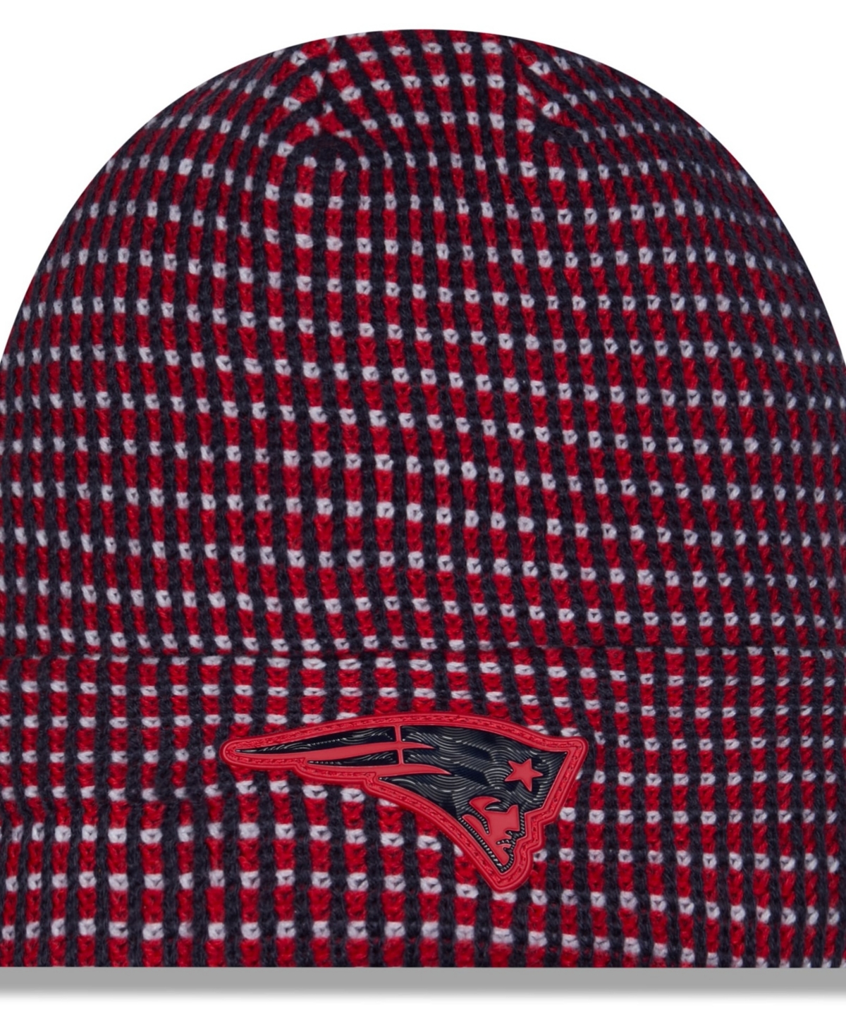 New Era Men's Red New England Patriots 2026 Sideline Cold Weather Cuffed Knit Hat - Red