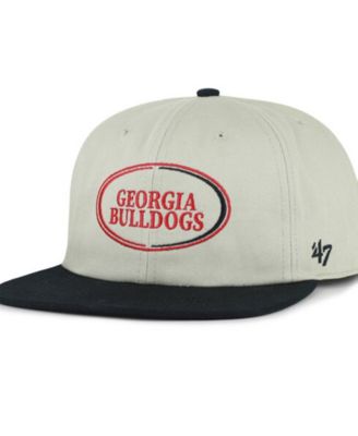 Men's and Women's  Gray/Black Georgia Bulldogs Ovalcrest Captain Snapback Hat
