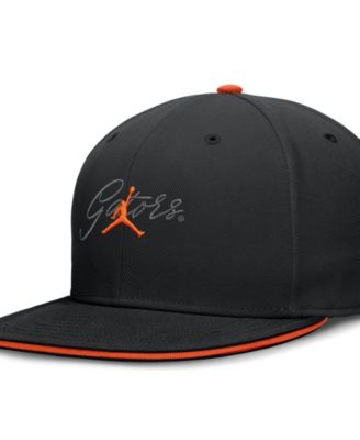 Men's Black Florida Gators Dri-FIT Primetime Script Fitted Hat