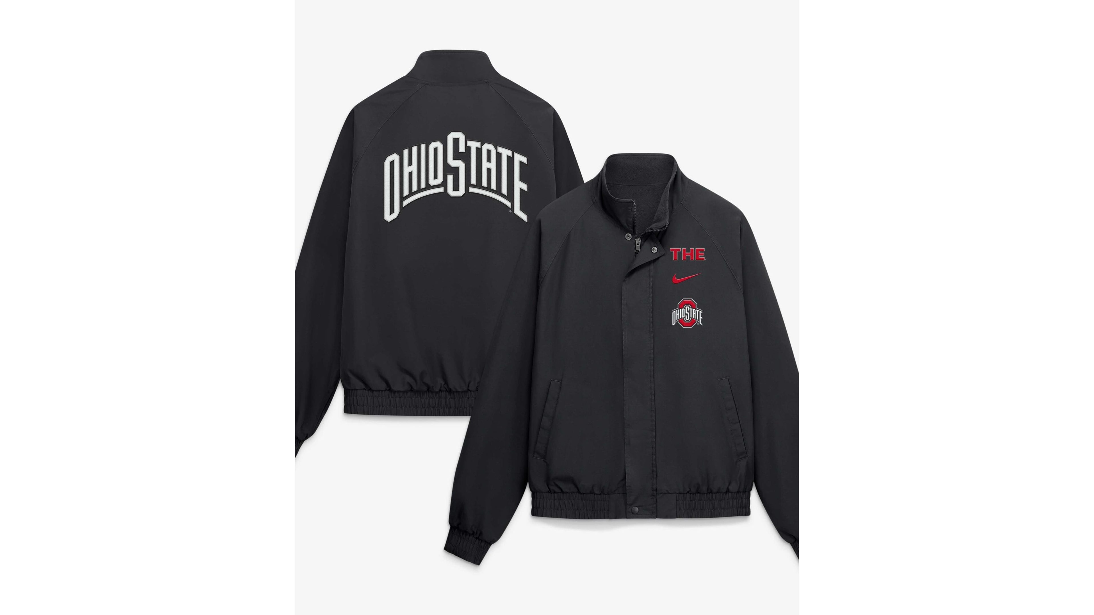 Nike Men's Black Ohio State Buckeyes Primetime Club Twill Jacket