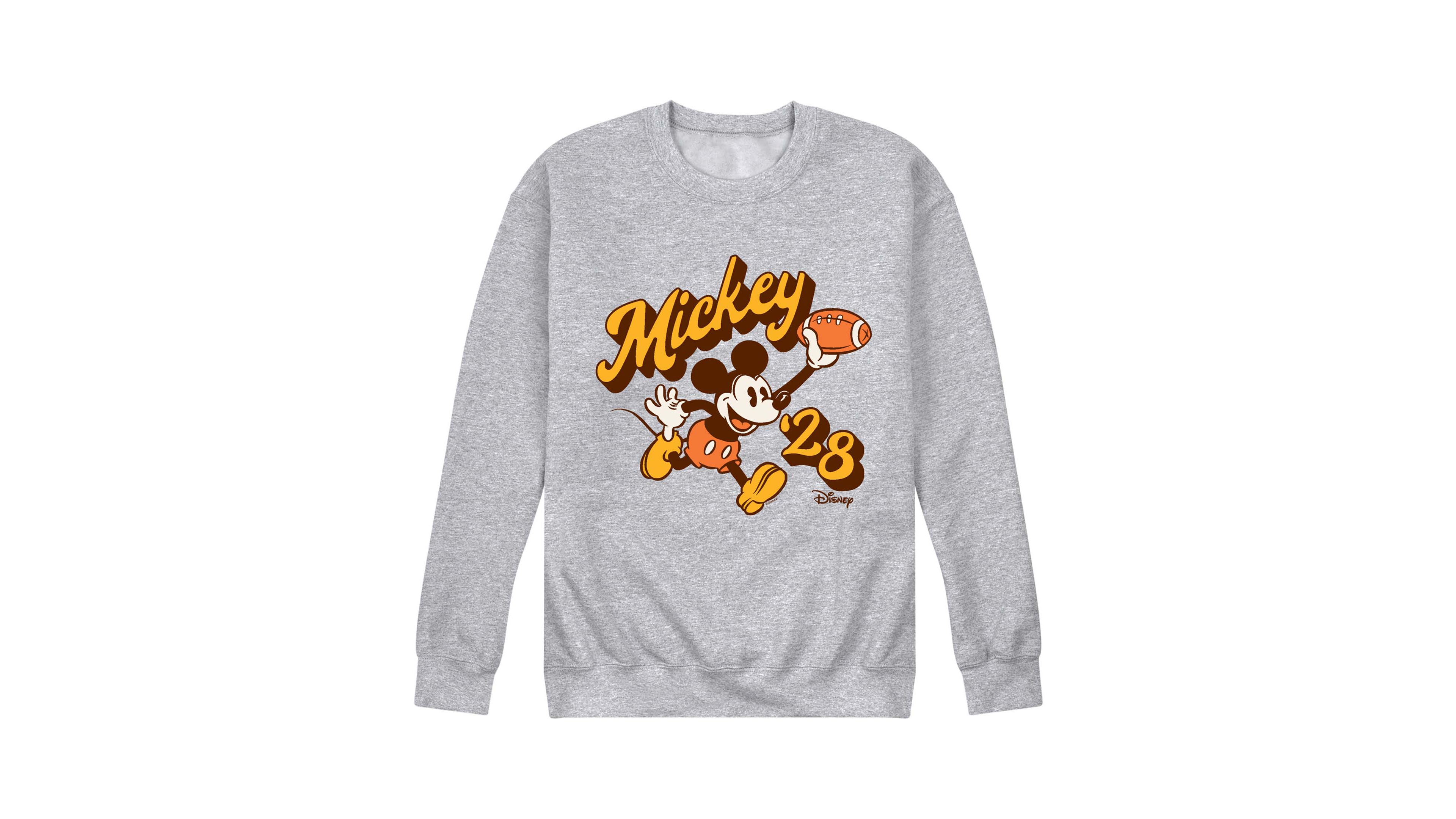 Airwaves Men's Mickey Football Graphic Fleece Sweatshirt