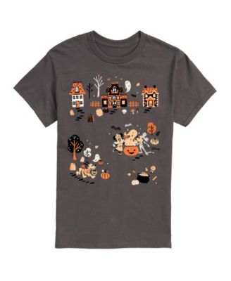 Men's Mickey Halloween Neighborhood Graphic T-Shirt