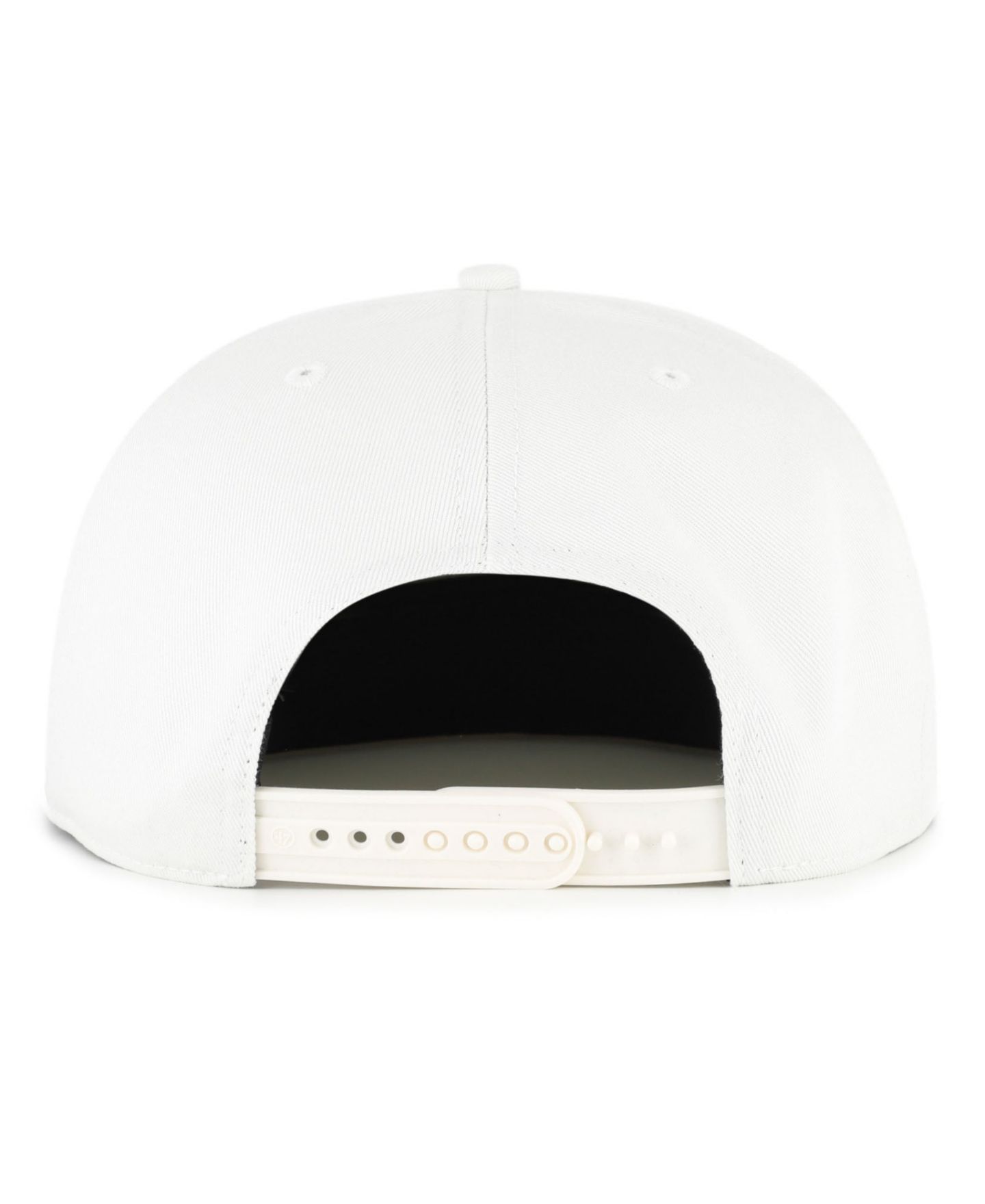 Мужская кепка '47 Brand White NASCAR Contemporary Relaxed Captain Adjustable Hat — фото 3