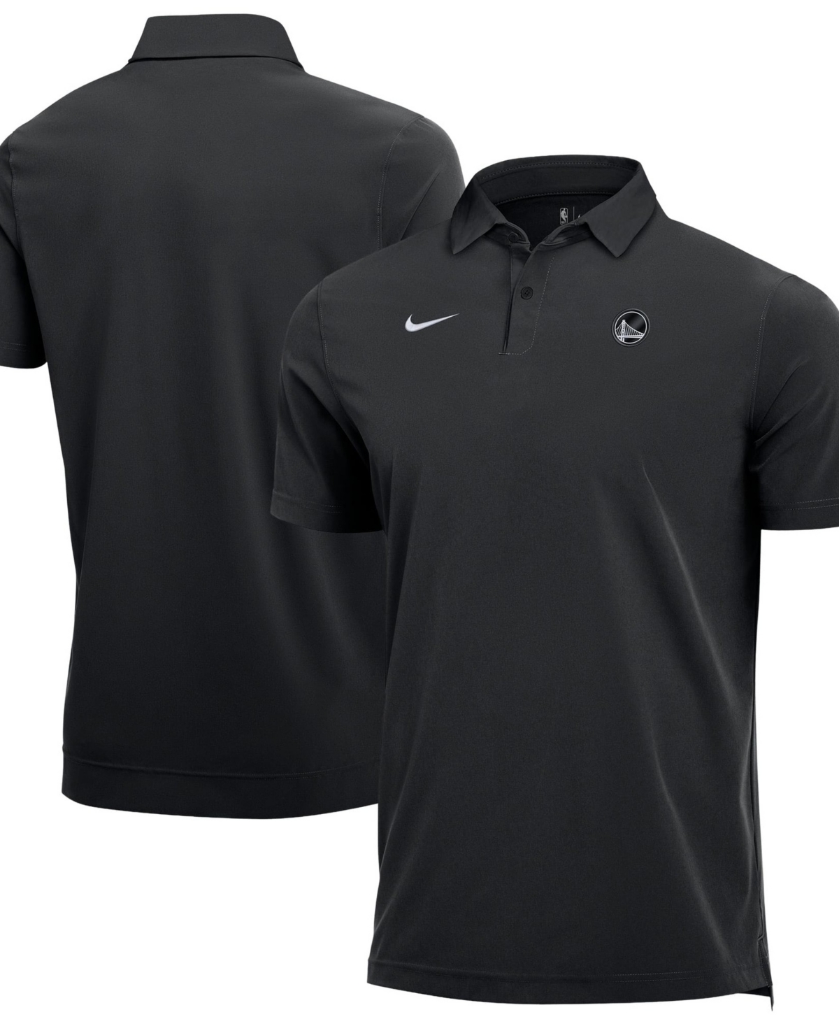 Nike Men's Black Golden State Warriors 2026/27 Dri-fit Coaches Polo Shirt - Black