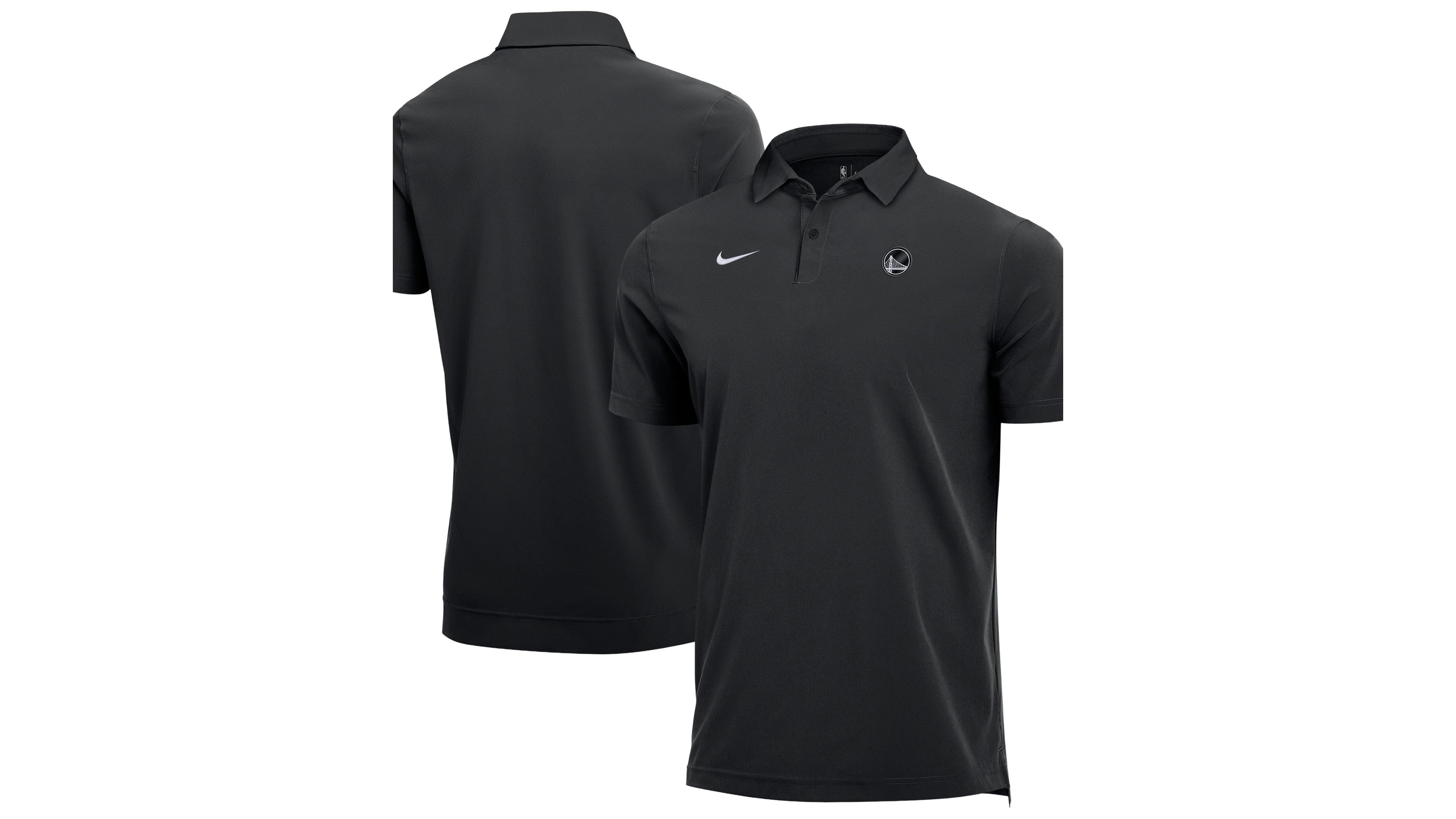 Nike Men's Black Golden State Warriors 2026/27 Dri-fit Coaches Polo Shirt