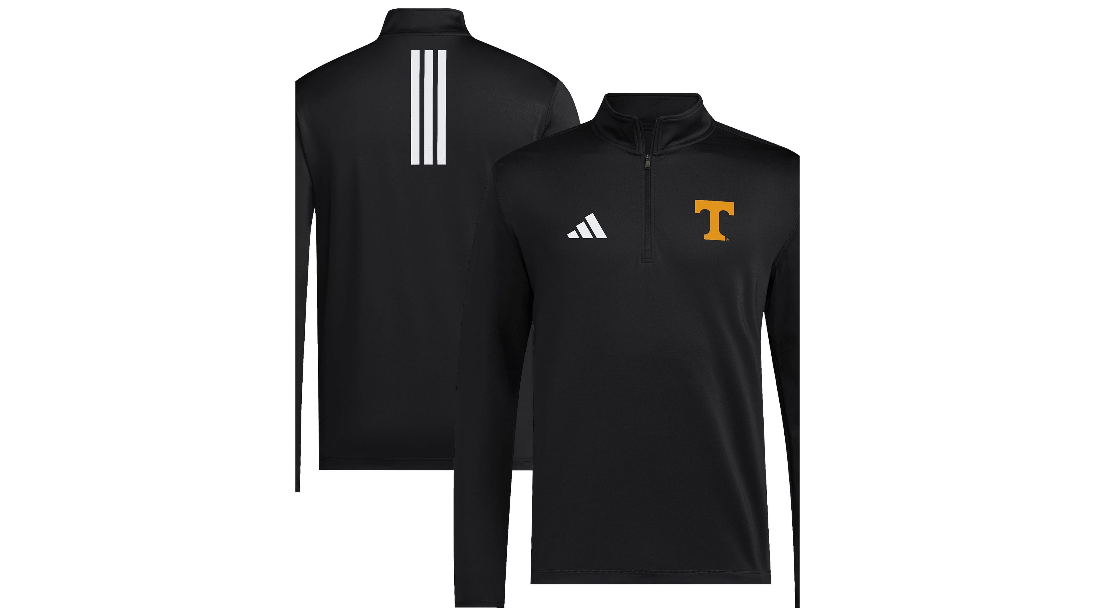 adidas Men's Black Tennessee Volunteers Half-Zip Golf Sweatshirt