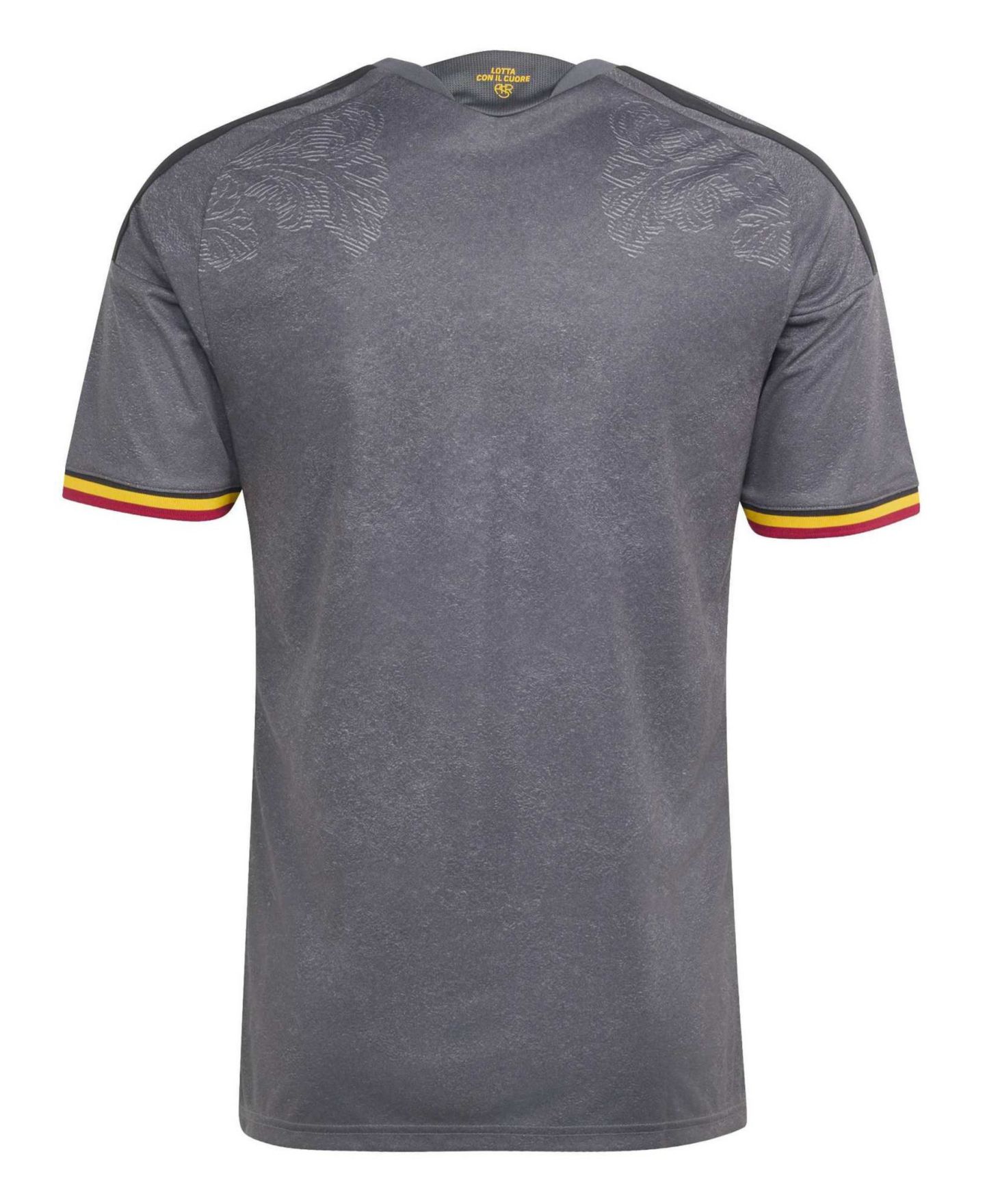 Мужской топ adidas Gray AS Roma 2026/27 Third Replica Jersey — фото 2