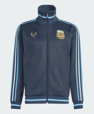 Men's Navy Argentina National Team AFA x Messi Full-Zip Track Jacket