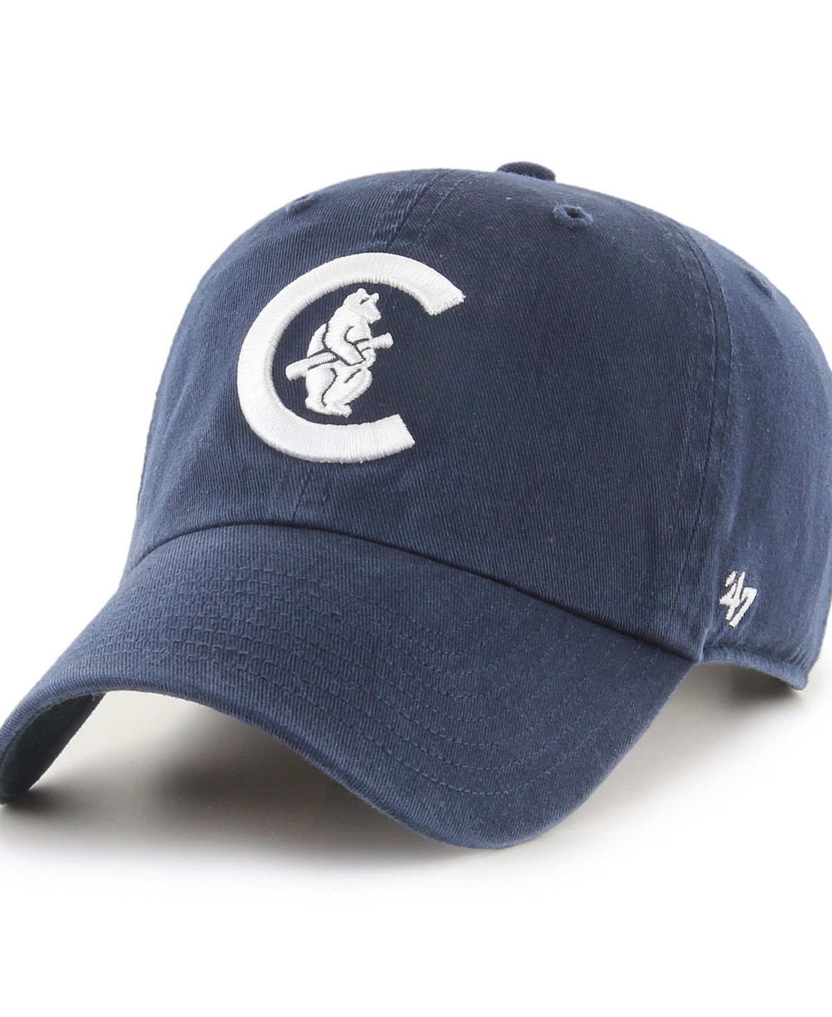 '47 Brand Men's Navy Chicago Cubs Cooperstown Collection Clean Up Adjustable Hat