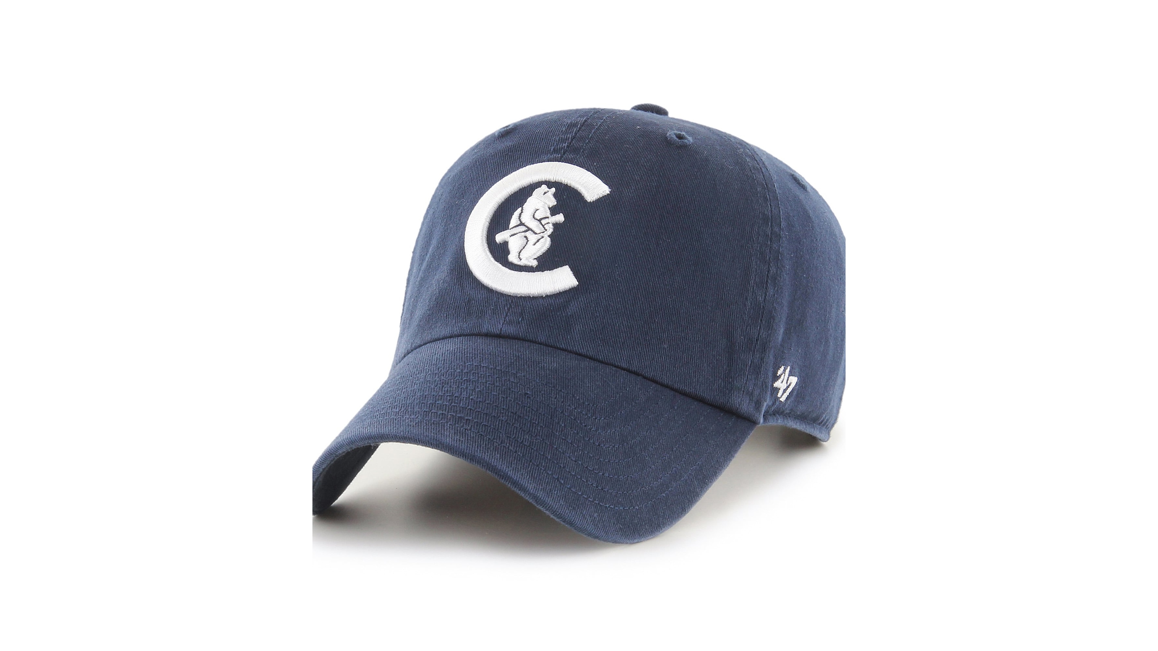 '47 Brand Men's Navy Chicago Cubs Cooperstown Collection Clean Up Adjustable Hat