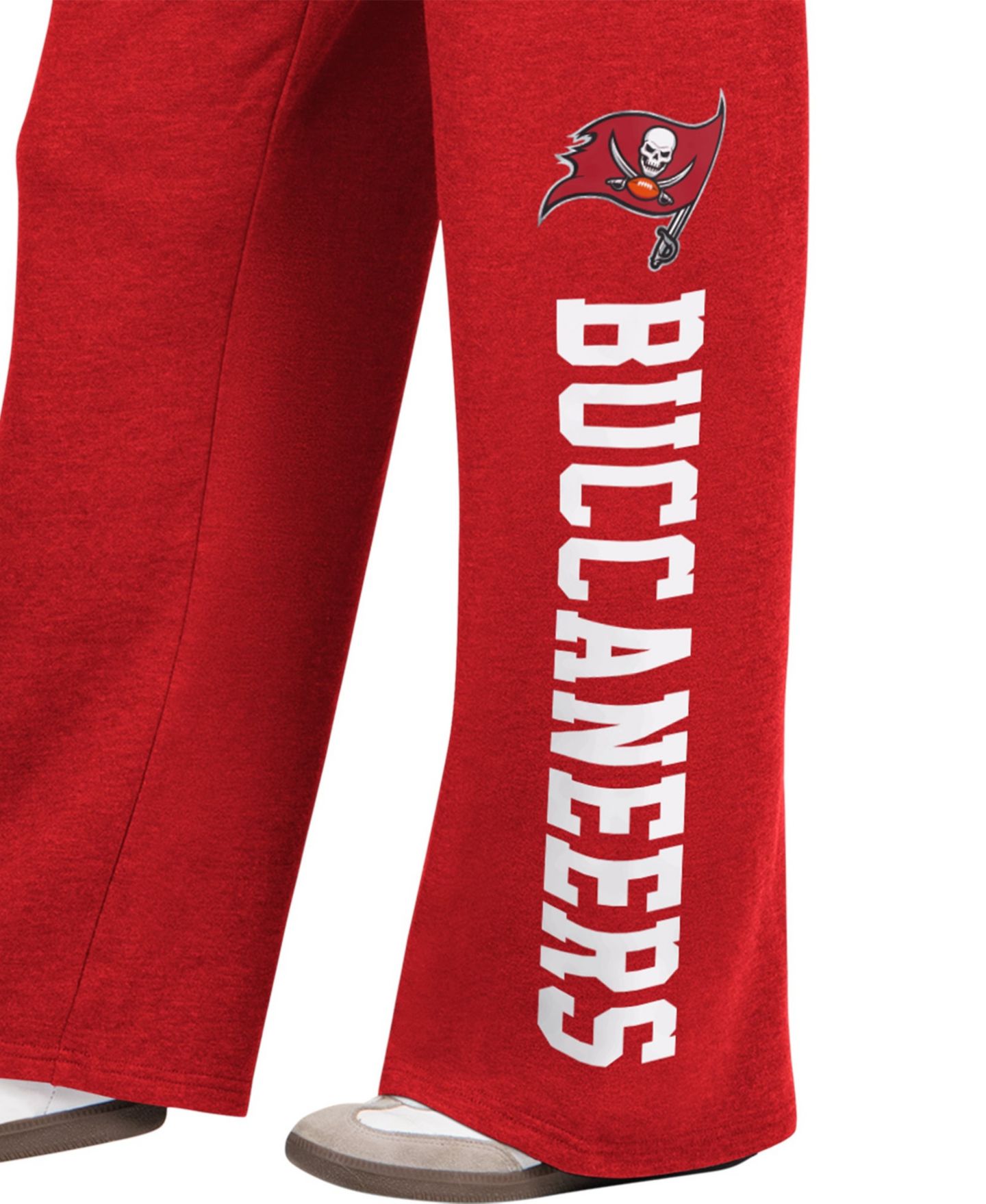 Женские брюки Starter Red Tampa Bay Buccaneers Field Wide Leg Sweatpants — фото 2