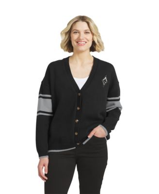 Women's Black Las Vegas Aces Button-Up Cardigan