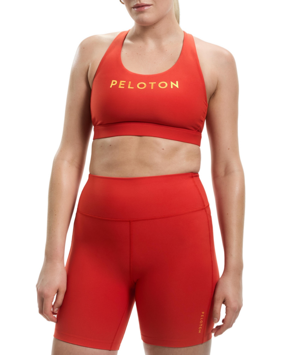 Peloton Women's Cadent Everyday Racerback Bra - Fire red