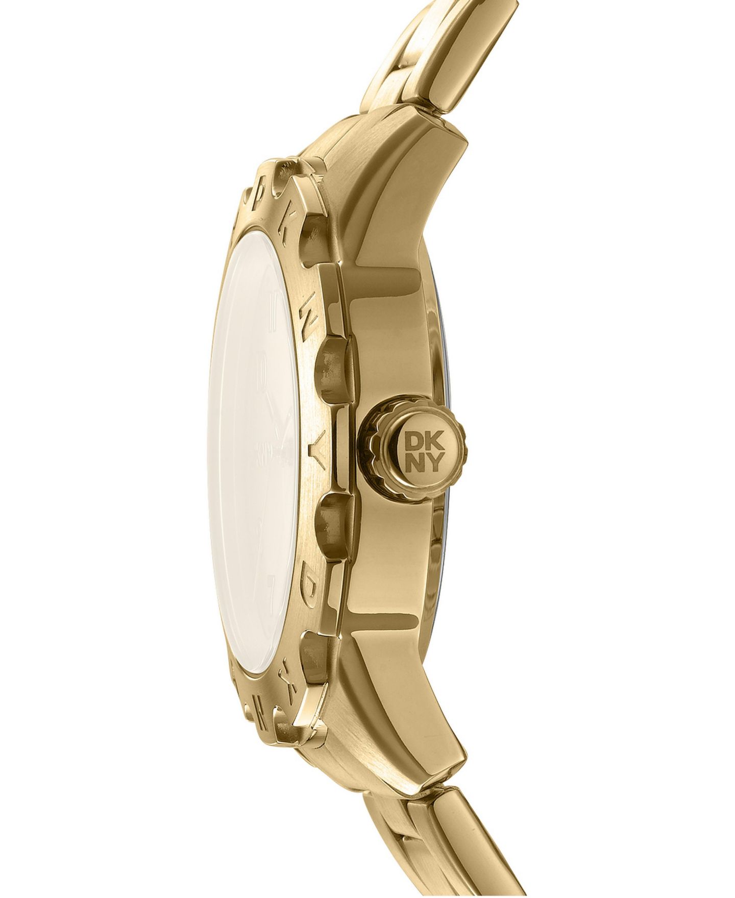 Мужские часы DKNY Quartz Gold Stainless Steel Bracelet Watch, цвет: Золотой — фото 2