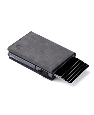 Men's Card Block Wallet RFID Blocking Credit Card Holder PU Leather
