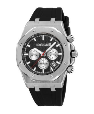 Men's Quartz Silicone Strap Watch