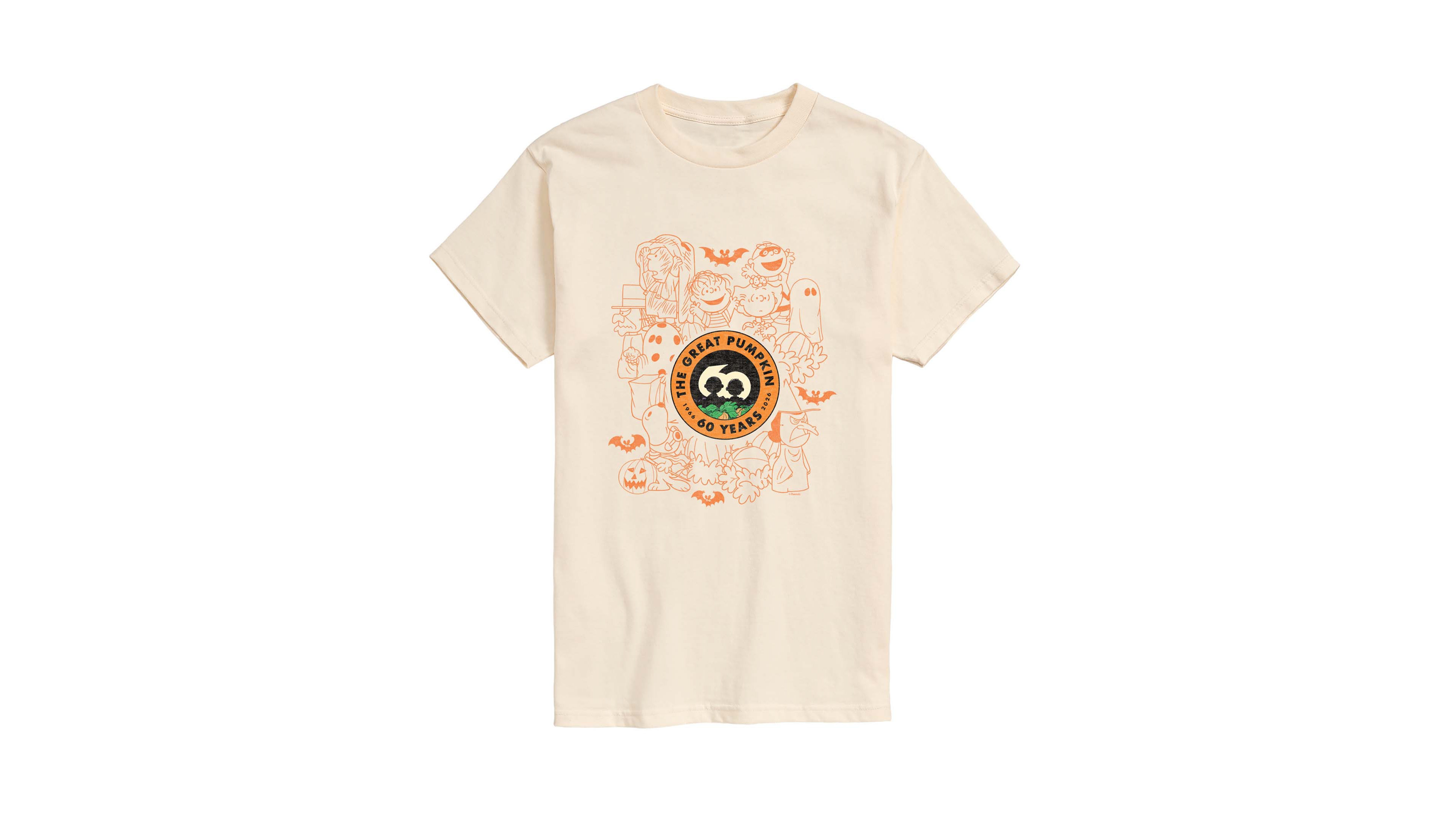 Airwaves Men's Great Pumpkin 60th Anniversary Collage Regular-Fit T-Shirt