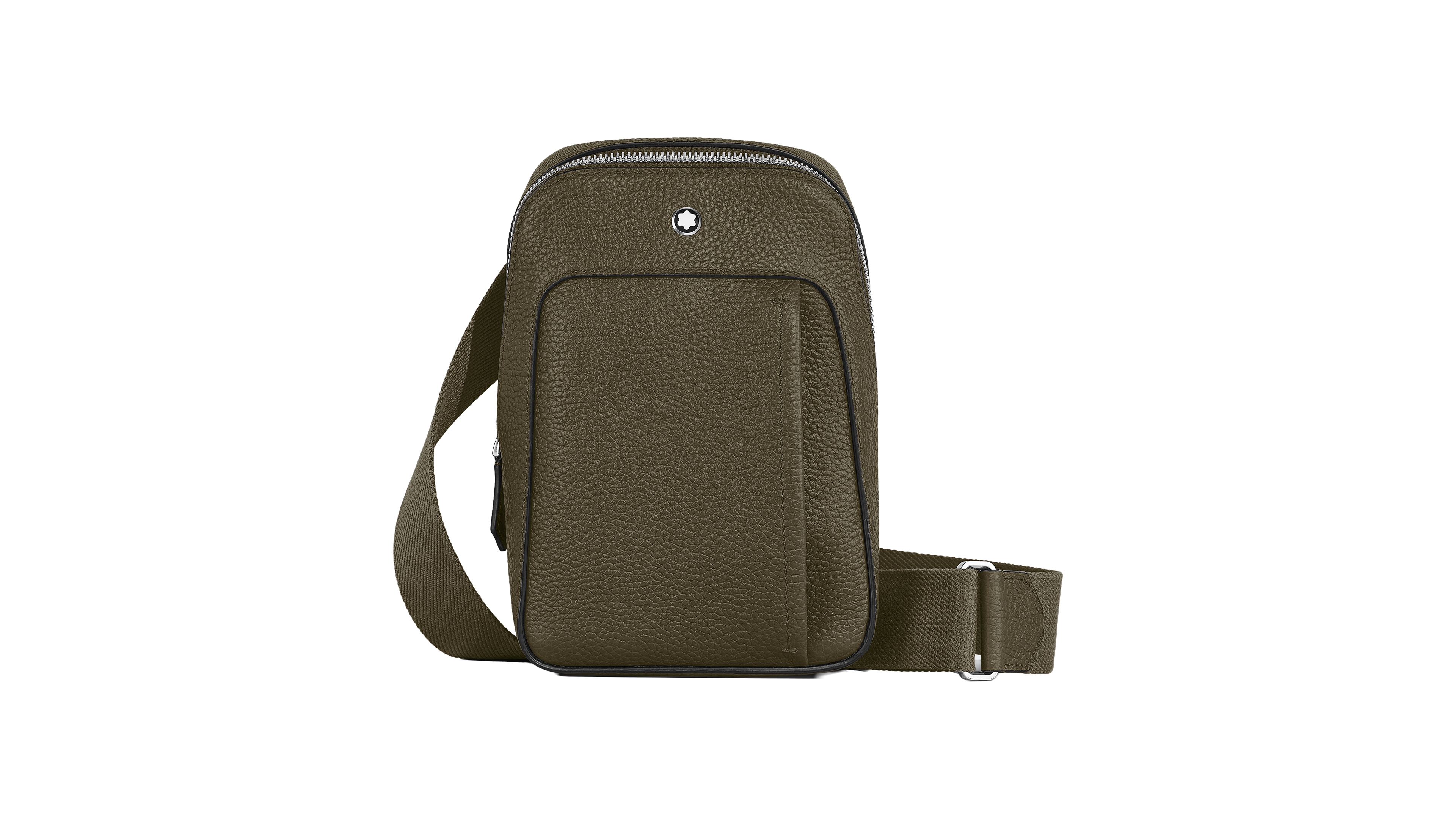Montblanc Men's Companion Grain Leather Crossbody Bag