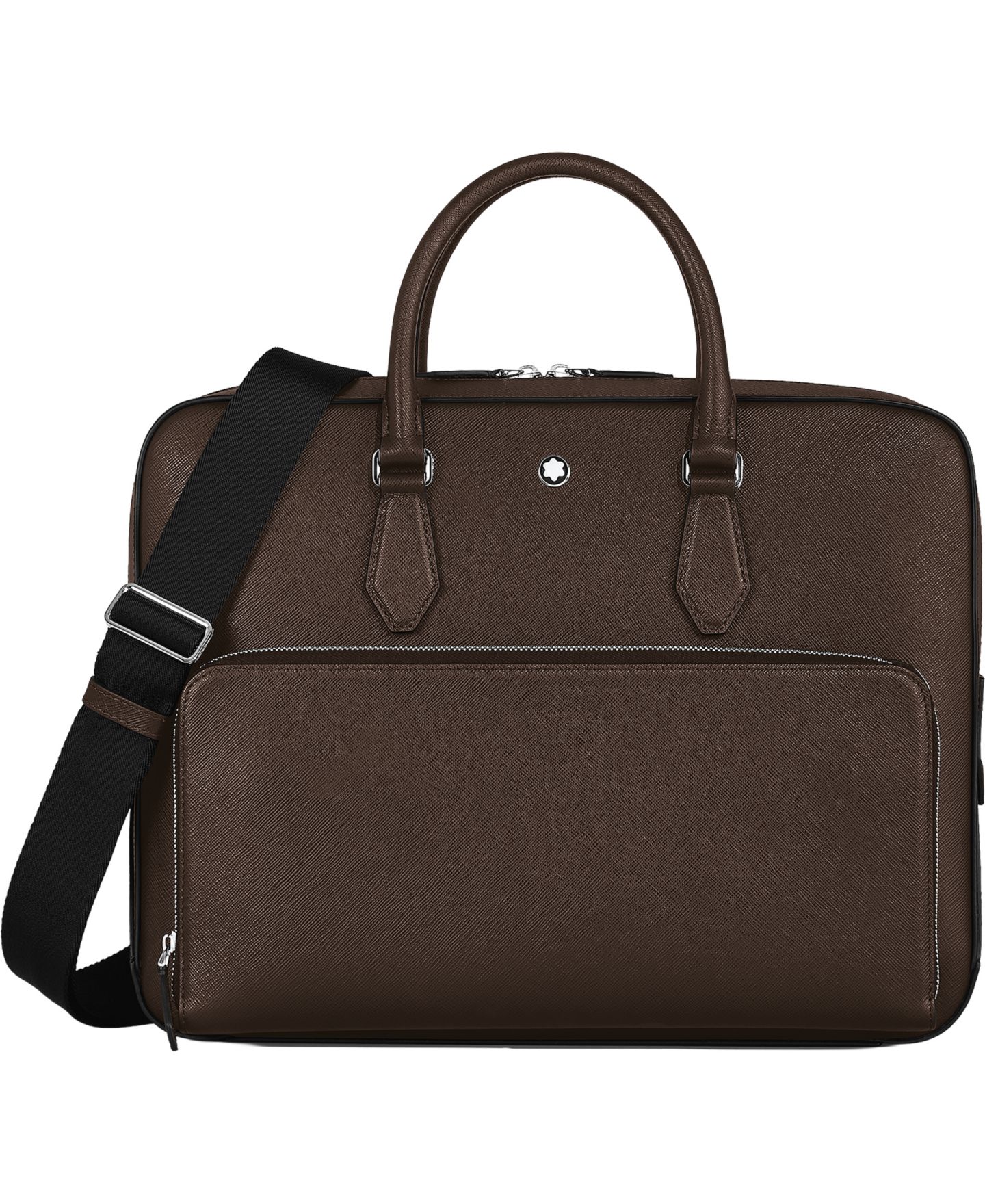 Мужские портфели Montblanc Sartorial Leather Padded, цвет: Коричневый — фото 1