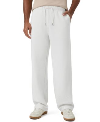 Men's Wallace Geometric Monogram Drawstring Straight-Leg Pants