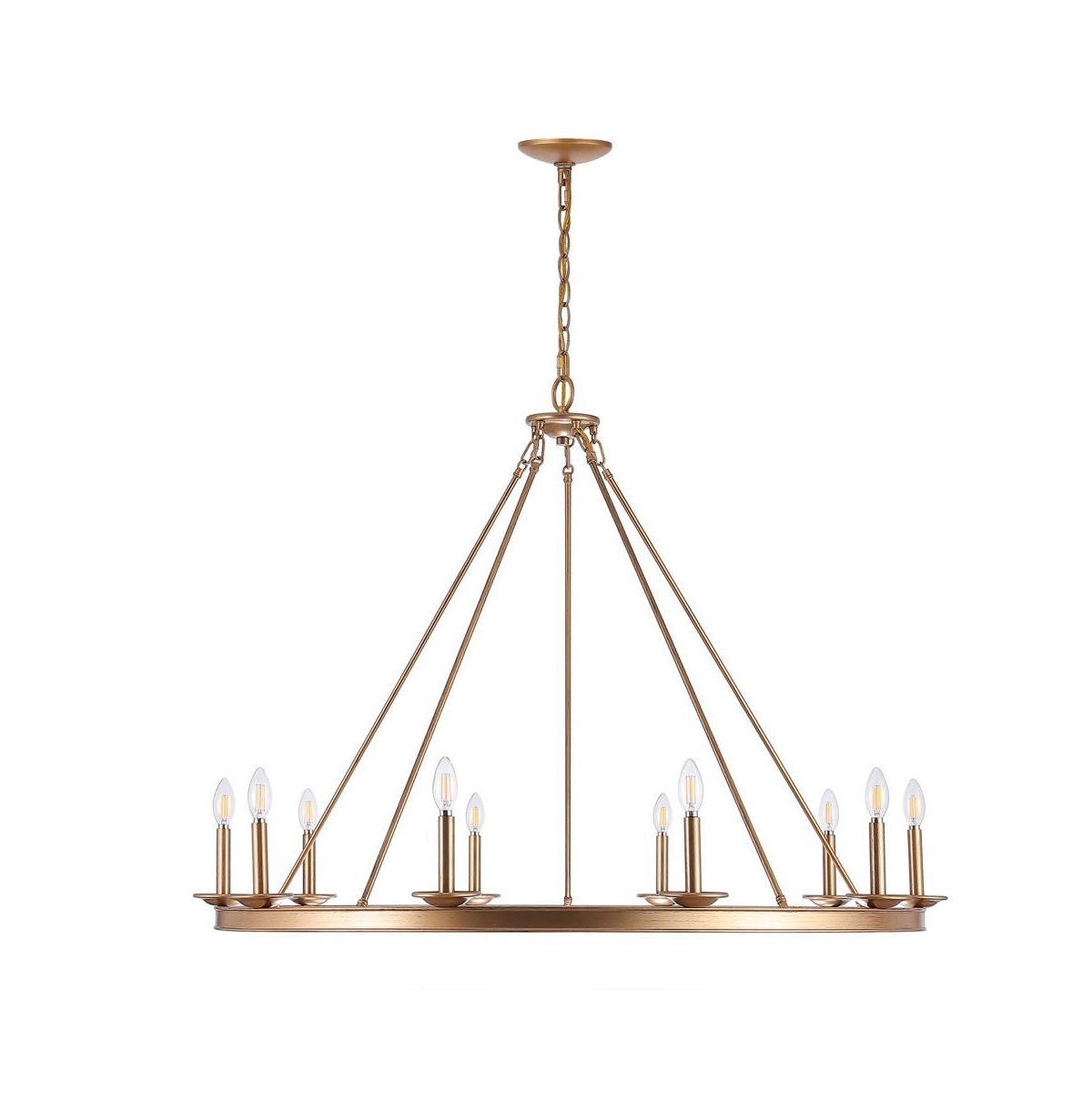 Safavieh Telta 10 Light 46.5" Chandelier - Gold