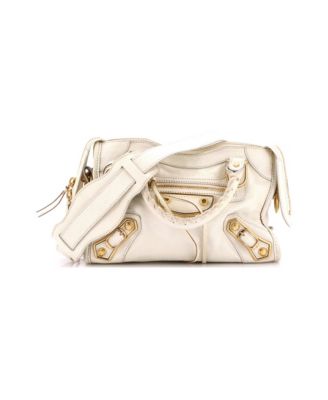 Mini City Classic Metallic Edge Bag Leather