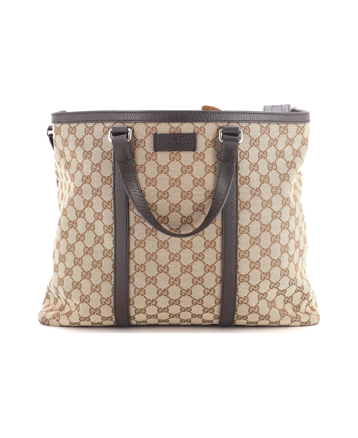 Pre-Owned Gucci Large Joy Convertible Tote Gg Canvas - Brown