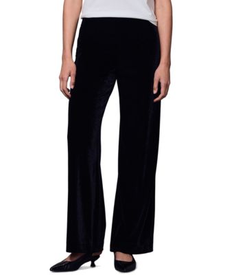 Women's Relay Velvet Wide-Leg Pull-On Pants