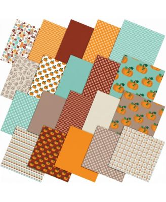 60 Pack Sage Quilting Fabric Squares Floral Eucalyptus Patterns Polyester Craft Supplies