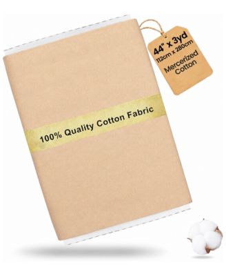 Solid Color 100% Cotton Fabric By The Yard Medium Weight For Quilting Sewing Crafts