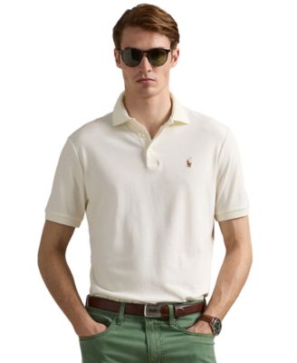 Men's Classic-Fit Soft Cotton Polo Shirt