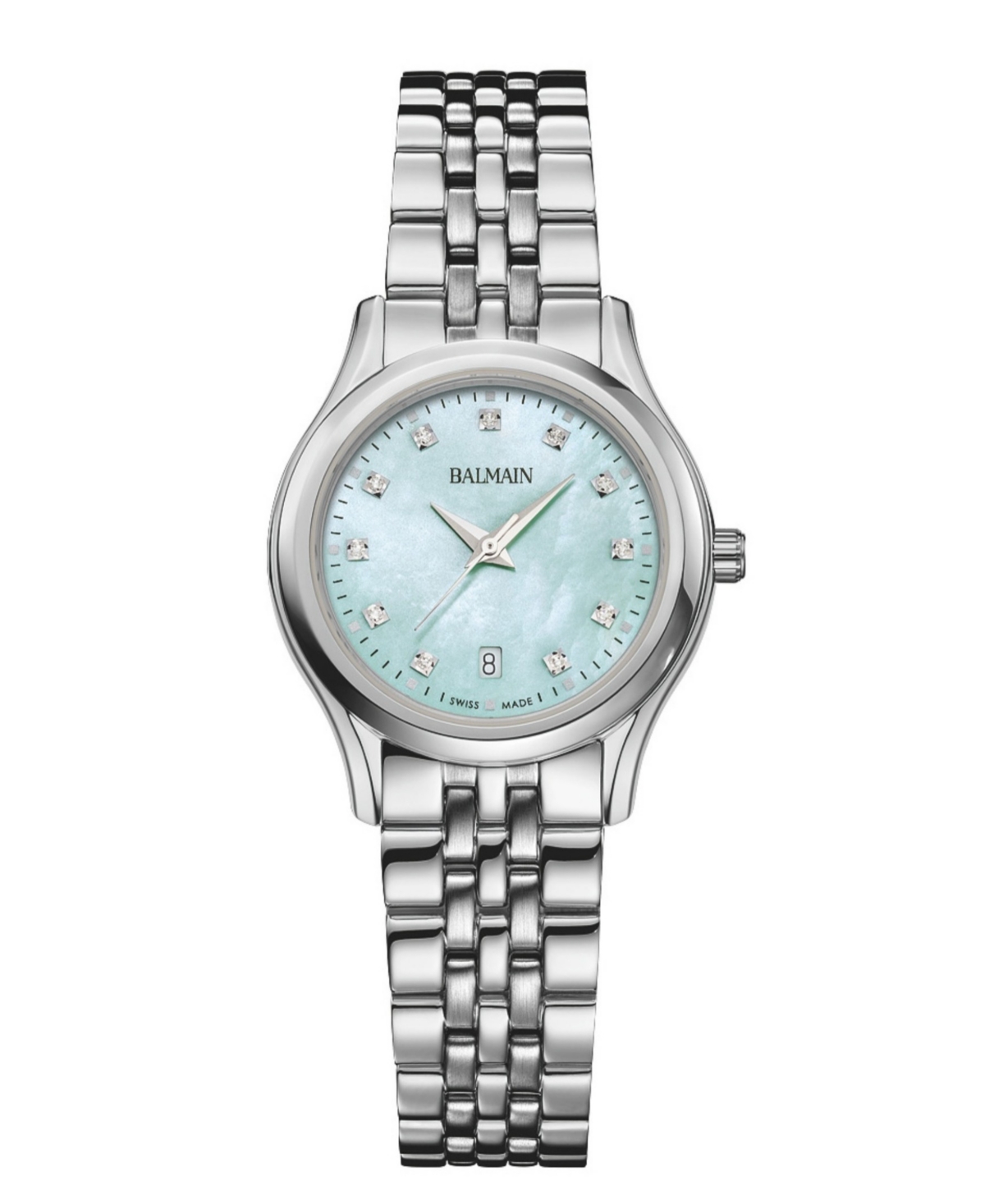 Balmain Women's Swiss Quartz Beleganza Silver-Tone Stainless Steel Watch 27mm