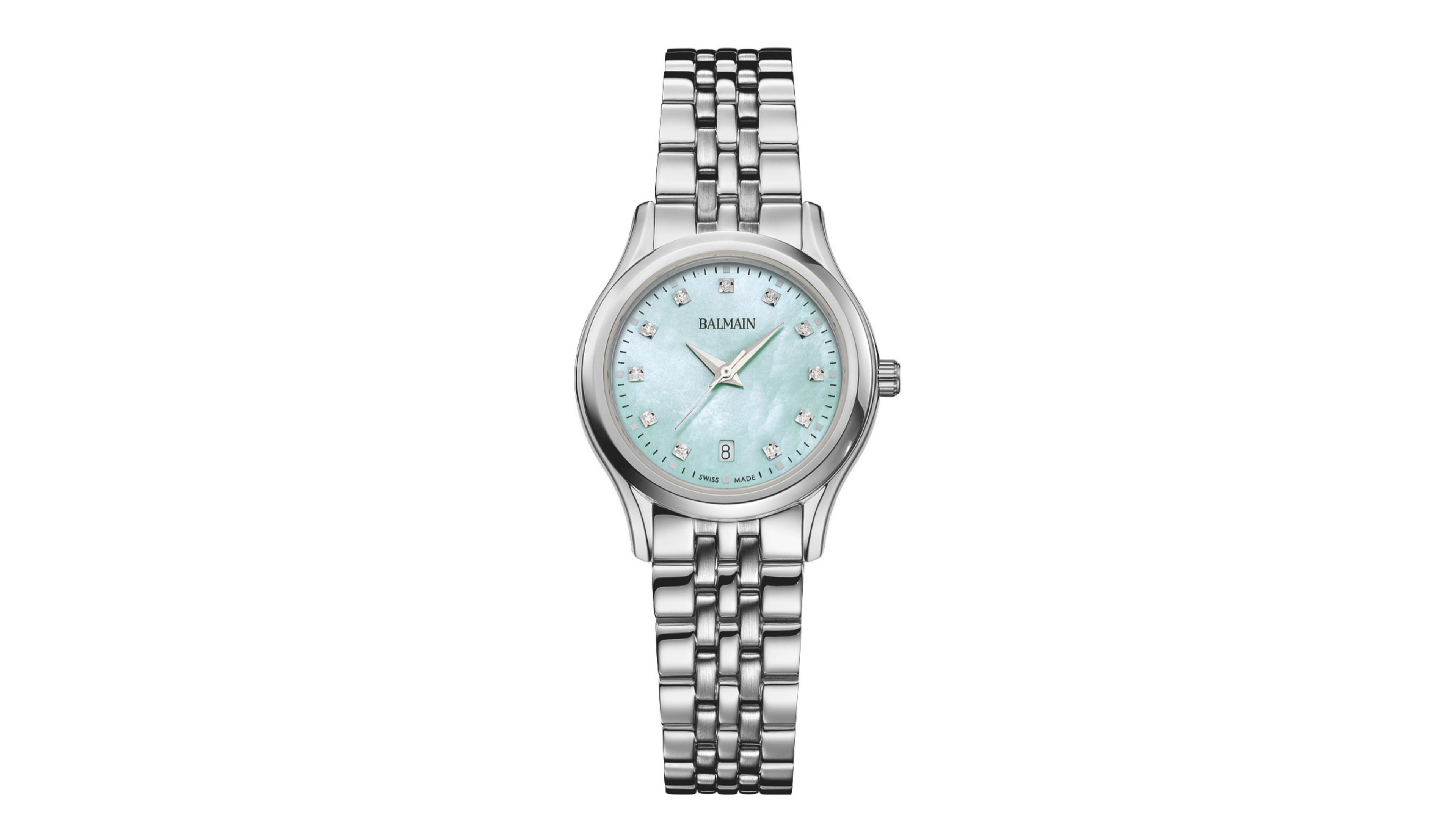 Balmain Women's Swiss Quartz Beleganza Silver-Tone Stainless Steel Watch 27mm