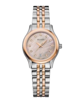 Women's Swiss Quartz Beleganza Lady Two-Tone Stainless Steel Bracelet Watch 27mm