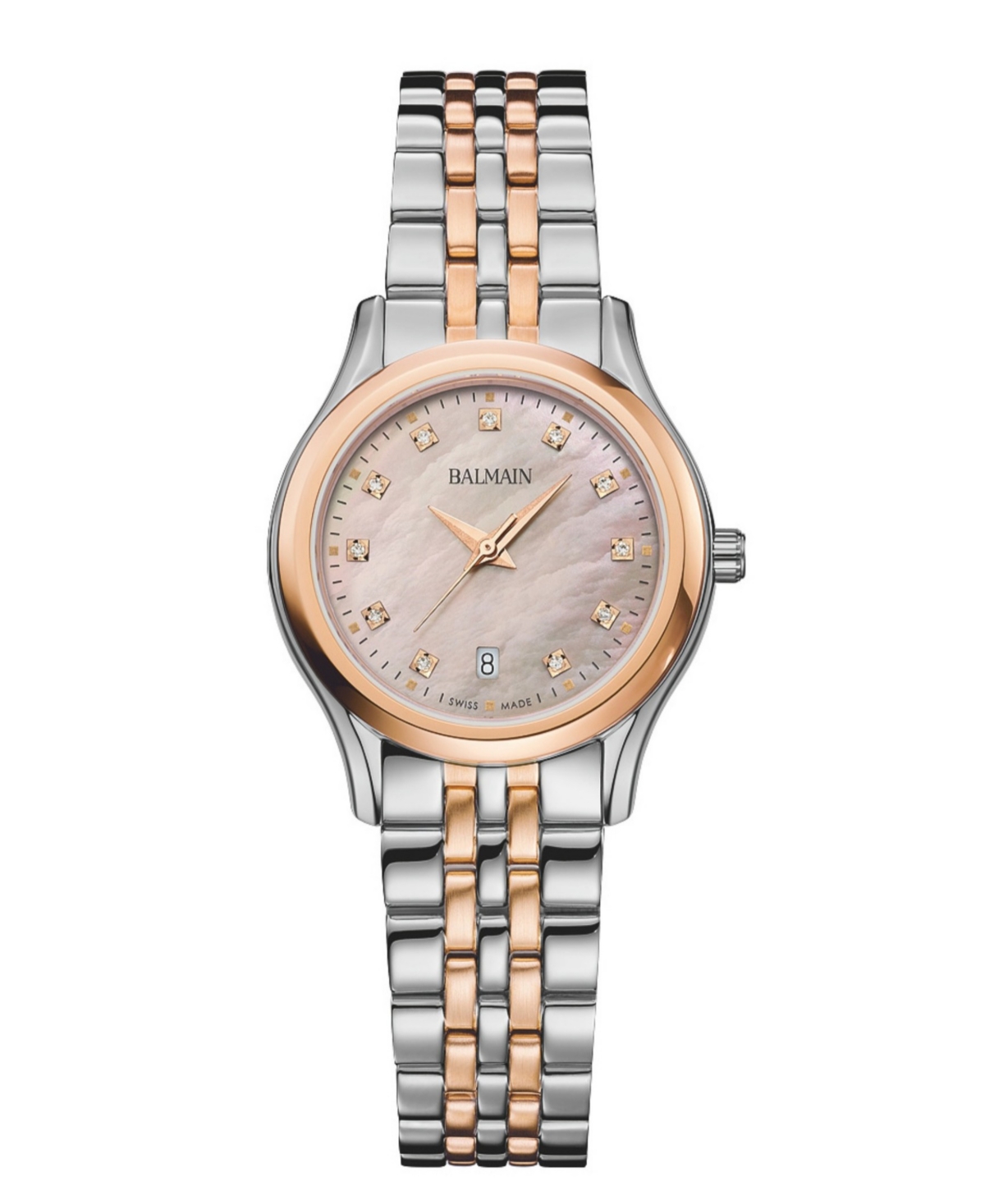Balmain Women's Swiss Quartz Beleganza Lady Two-Tone Stainless Steel Bracelet Watch 27mm