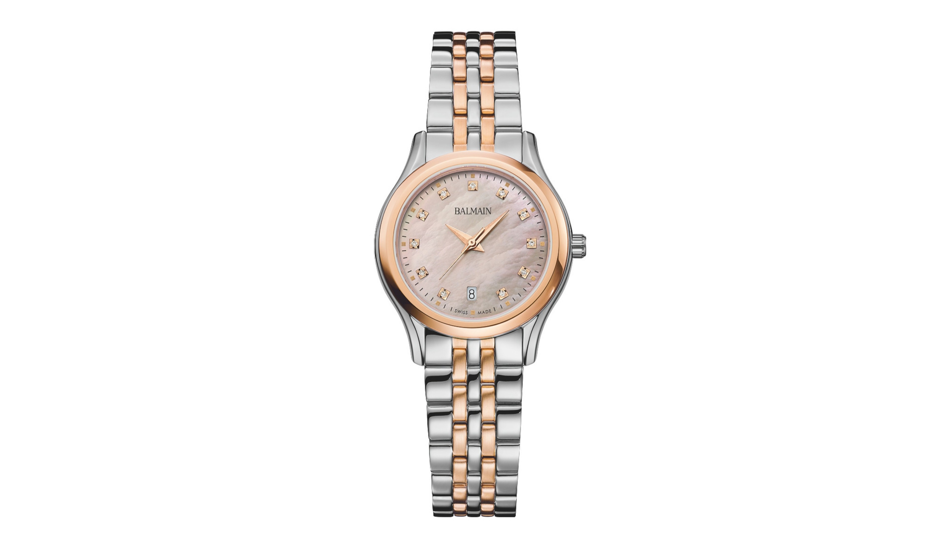 Balmain Women's Swiss Quartz Beleganza Lady Two-Tone Stainless Steel Bracelet Watch 27mm