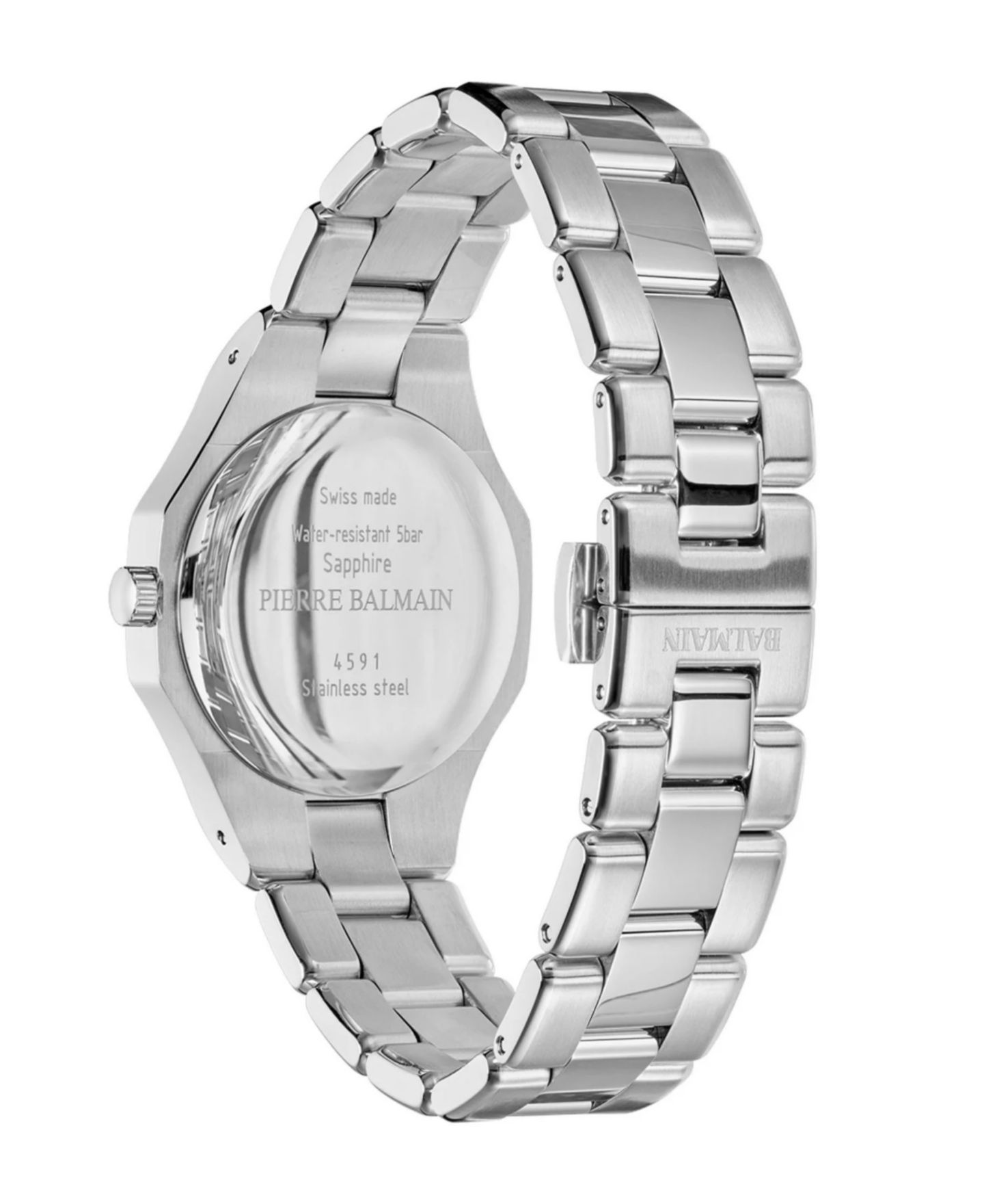Женские часы Balmain Swiss Quartz Be Moonphase Silver Stainless Steel 33mm — фото 3