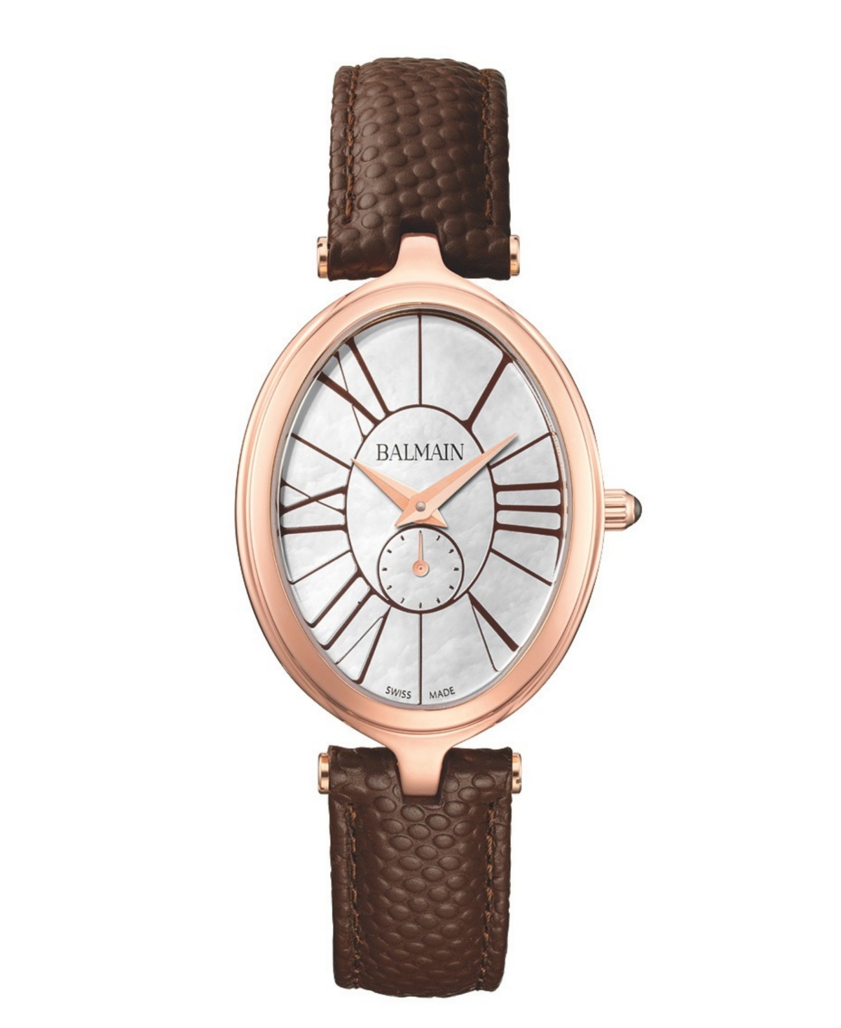 Balmain Women's Swiss Haute Elegance Brown Leather Watch 26x31mm