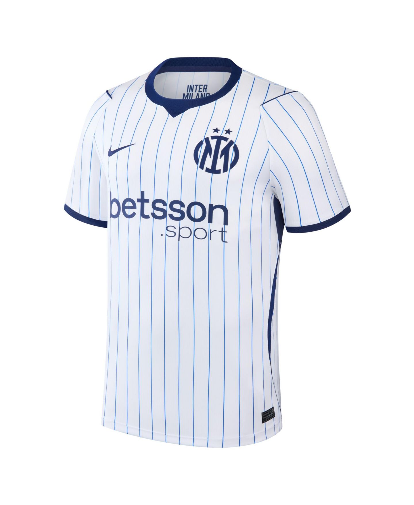 Мужской топ Nike White Inter Milan 2026/27 Away Stadium Replica Jersey — фото 3