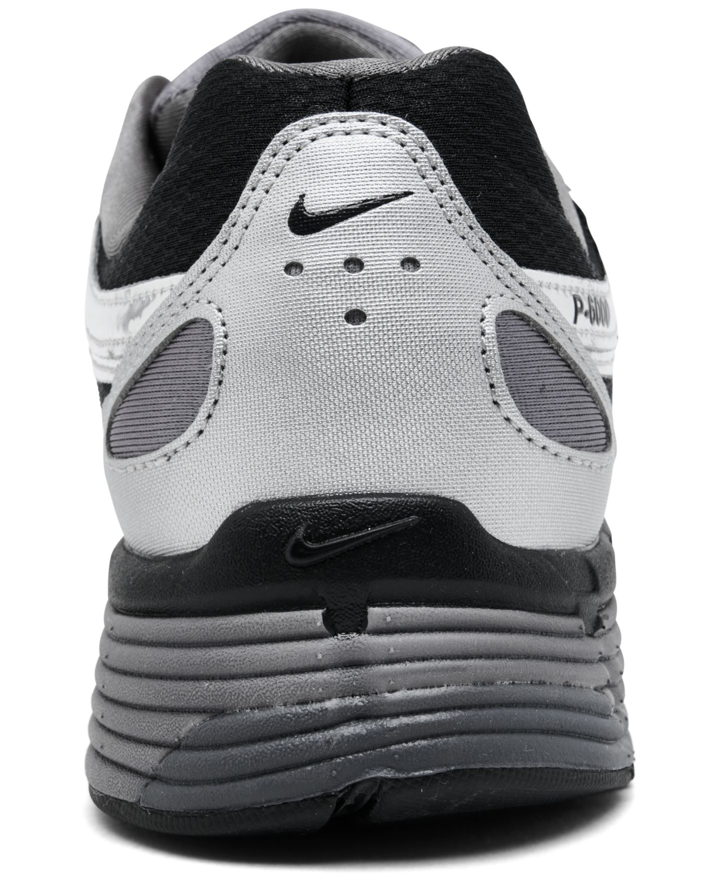 Мужские кроссовки Nike P-6000 Retro Casual, цвет: Чёрный / Серебристый — фото 4