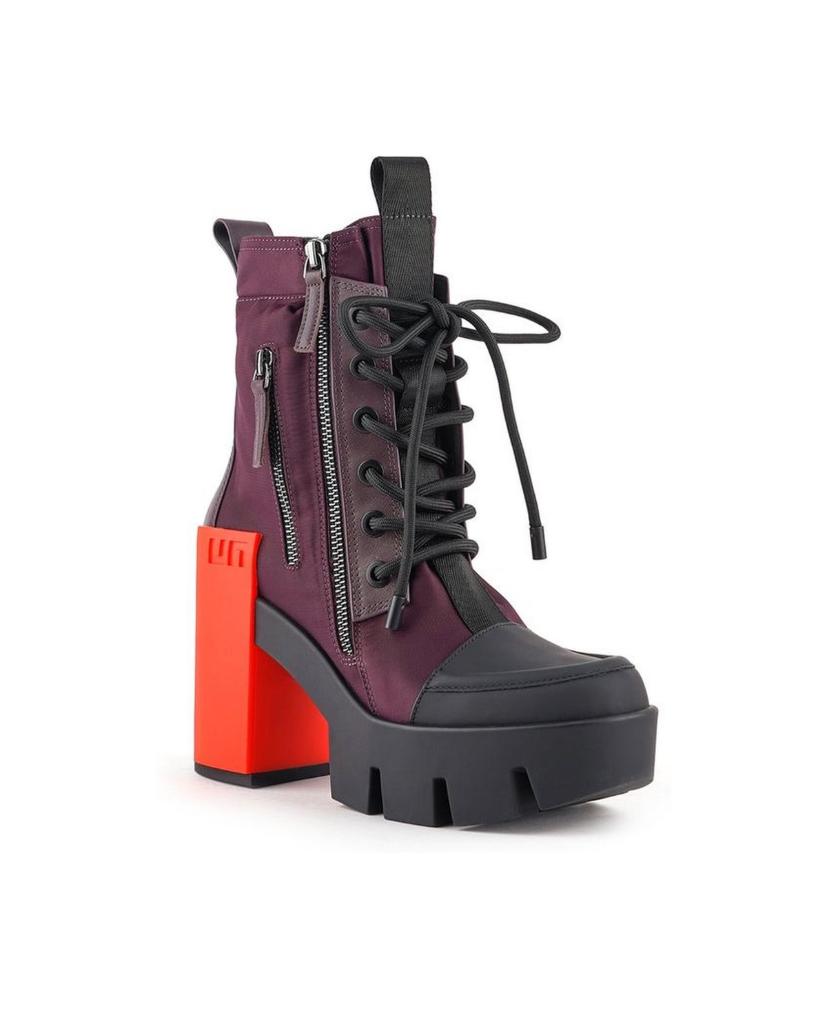 United Nude Women's Grip Cap Mid Boots - Cherry mix