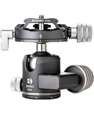 GX25 Two Series Dual Panoramic Low Profile Arca-Swiss Style Ballhead for Most Tripods