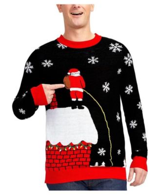 Men's Leaky Roof Light-Up Ugly Christmas Sweater