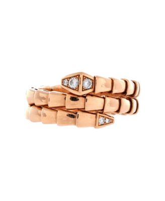 Diamond Serpenti Viper Ring (0.10 ct.) in 18K Rose Gold