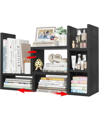 Adjustable Desk Shelf Organizer Multi Level Corner Storage For Office Supplies